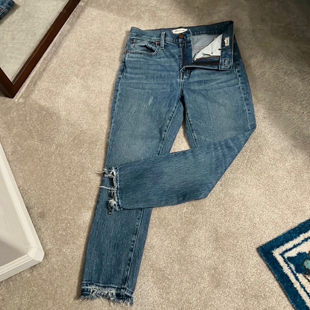 Madewell high-rise slim boy jean size 26